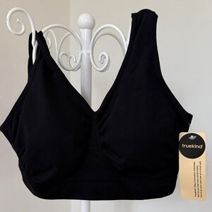Truekind Black Wireless Seamless Comfort Bra